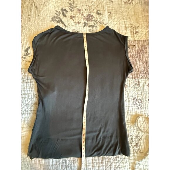 Mint Velvet Size 12 Ombre Sequin Top Silver Grey Sparkle Party Evening Pristine - Picture 7 of 8